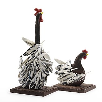 Coq et poulette Patrick Roger